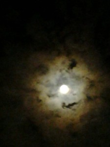It is a beautiful Moon, and cloud Photo