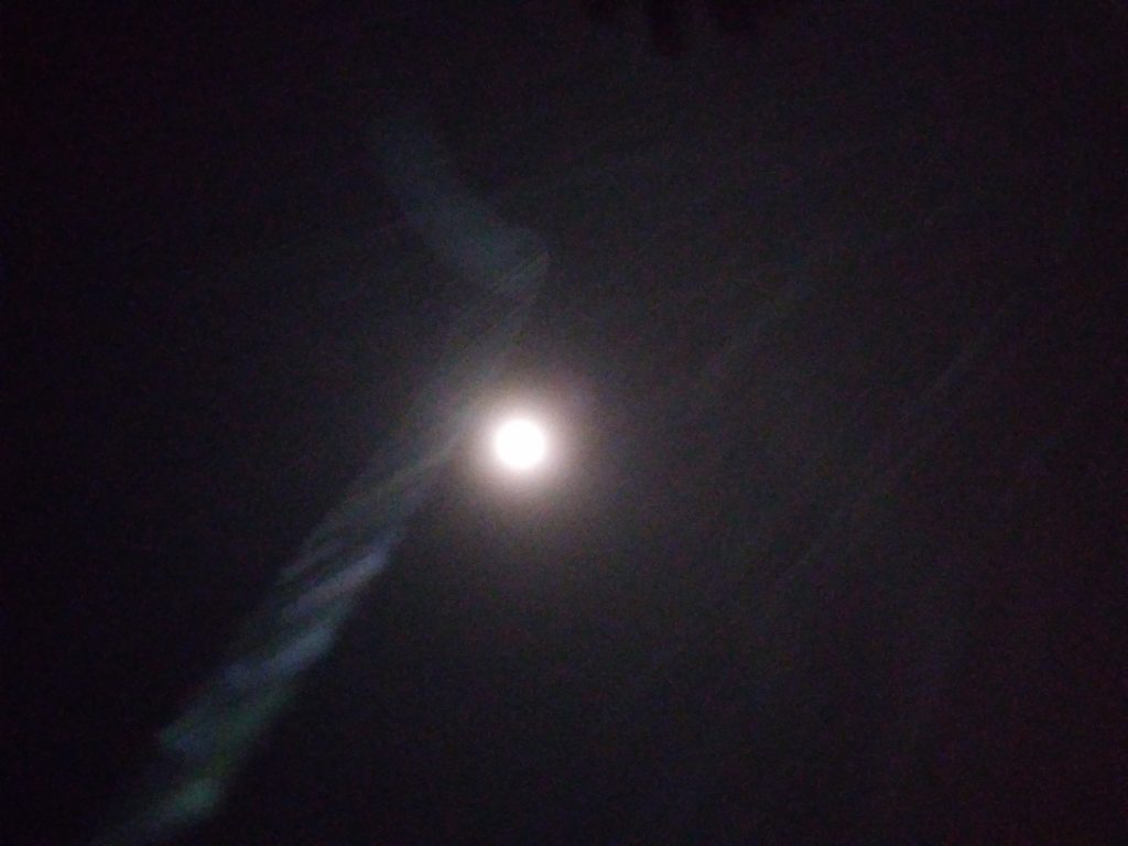 Moon with a twist of light