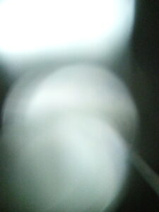 Blurry abstract light with circular shapes.